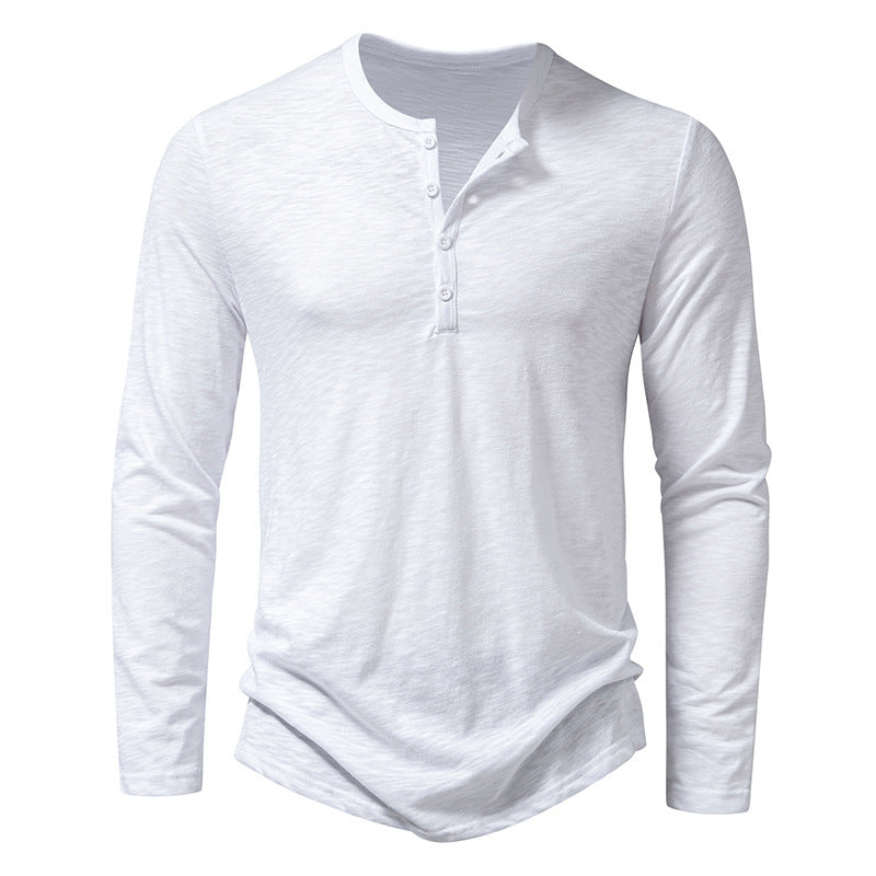 Men's Athletic Long Sleeve - Loose Fit Sports Shirt in 5 Colors