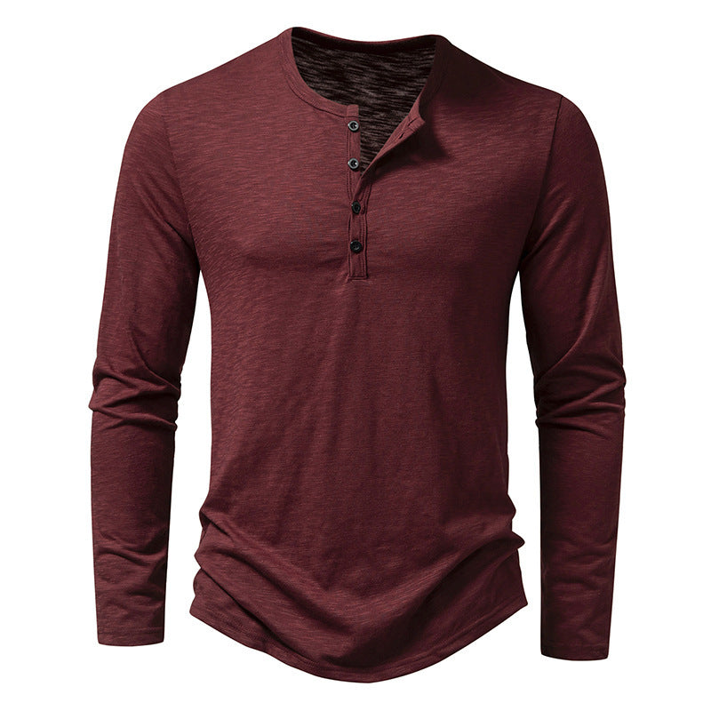 Men's Athletic Long Sleeve - Loose Fit Sports Shirt in 5 Colors