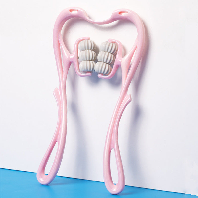 6-Roller Cervical Massager – 360° Deep-Tissue Relief for Neck & Shoulders