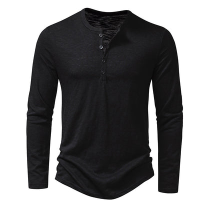 Men's Athletic Long Sleeve - Loose Fit Sports Shirt in 5 Colors