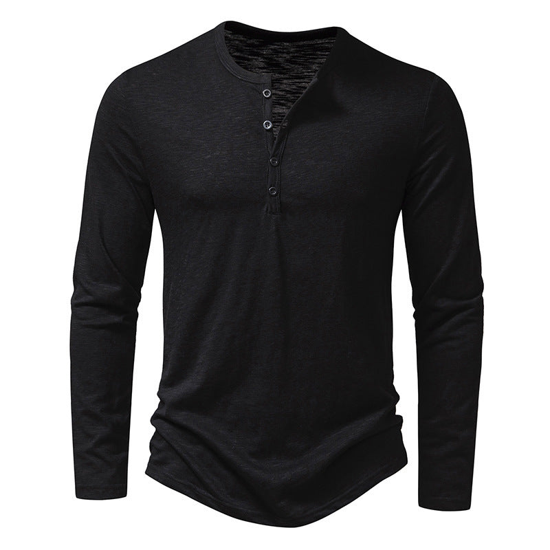 Men's Athletic Long Sleeve - Loose Fit Sports Shirt in 5 Colors