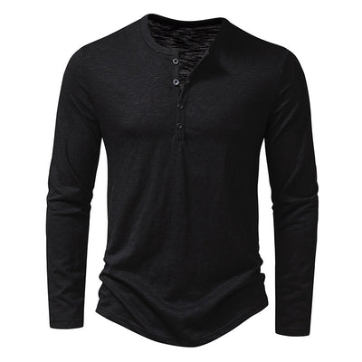 Men's Athletic Long Sleeve - Loose Fit Sports Shirt in 5 Colors