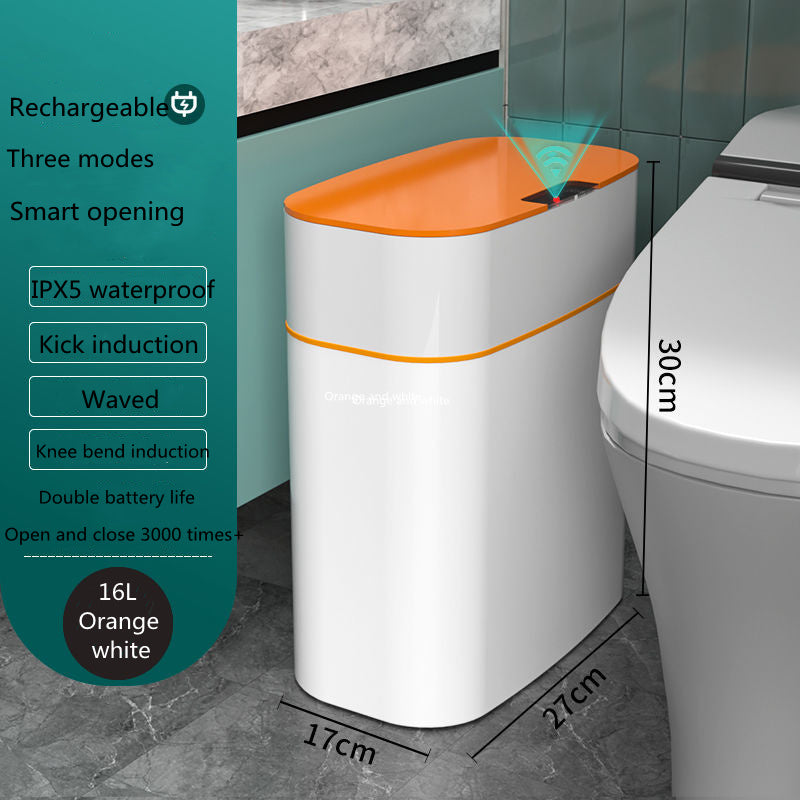 Touchless Smart Bin - Self-Opening with Advanced Hygiene Protection Features